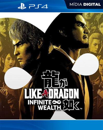 Like a Dragon Infinite Wealth Ps4 Mídia Digital
