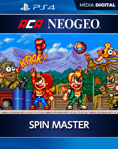 ACA NEOGEO SPIN MASTER PS4 Mídia Digital