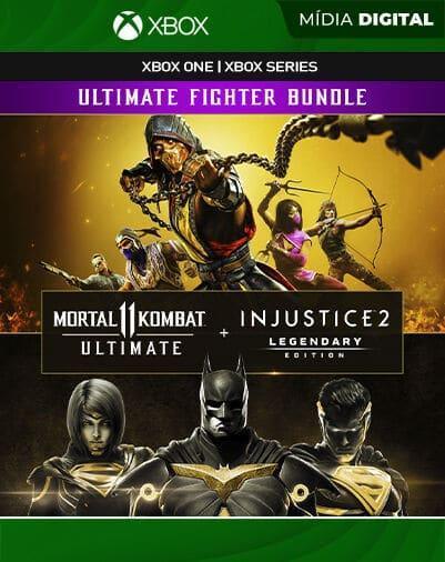 Mortal Kombat 11 Ultimate + Injustice 2 Lendária Xbox One / Series X|S Mídia Digital