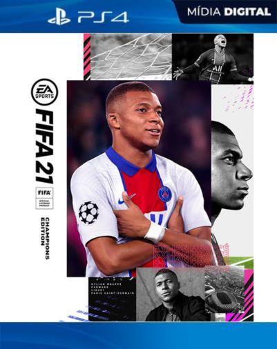 FIFA 21 Edição dos Campeões PS4 Mídia Digital