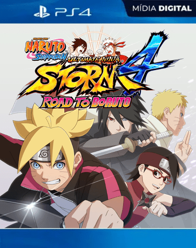 Naruto Ultimate Ninja Storm 4 Road To Boruto Ps4 Mídia Digital