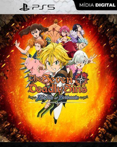 The Seven Deadly Sins: Knights of Britannia PS5 Mídia Digital