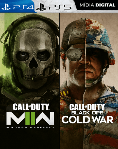 Call of Duty Modern Warfare II + Black Ops Cold War PS4 E PS5 – Combo Digital