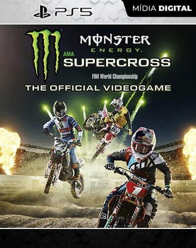 Monster Energy Supercross – The Official Videogame PS5 Mídia Digital