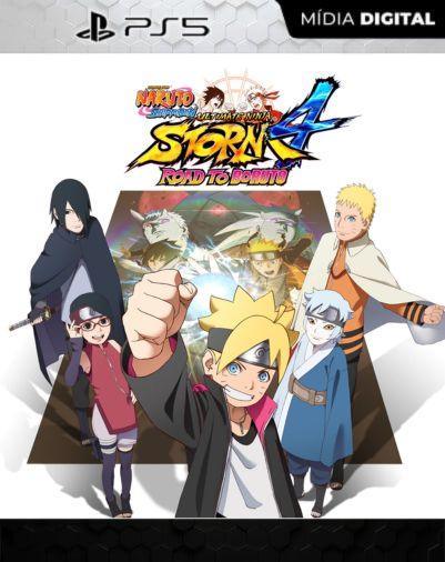 Naruto Shippuden Ultimate Ninja Storm 4 Road To Boruto PS5 Mídia Digital
