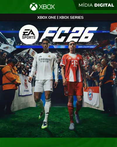 FC 26 Xbox One e Xbox Series X|S em mídia digital