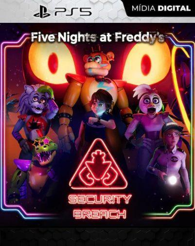 Five Nights at Freddy’s: Security Breach PS5 Mídia Digital