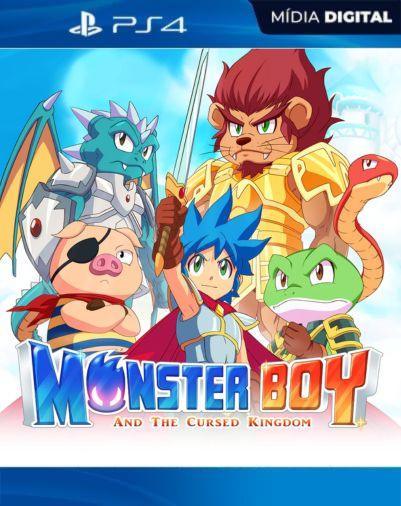 Monster Boy e o Reino Amaldiçoado PS4 Mídia Digital