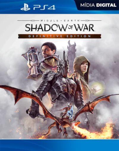 Terra-média Sombras da Guerra Edição Definitiva PS4 Mídia Digital