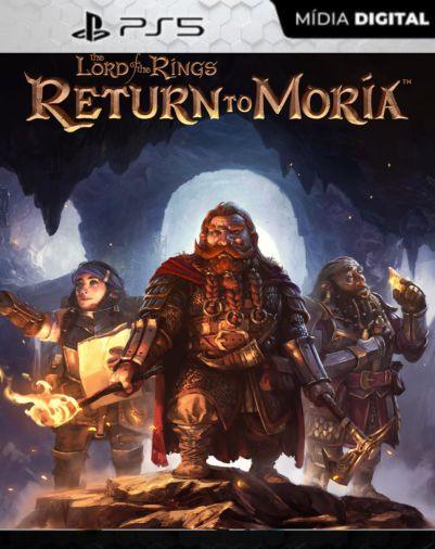 The Lord of the Rings Return to Moria PS5 Mídia Digital
