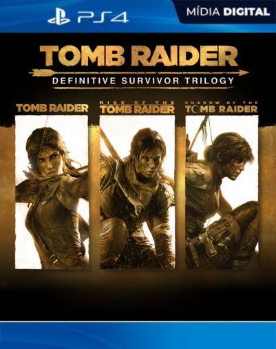 Tomb Raider: Definitive Survivor Trilogy PS4 Mídia Digital