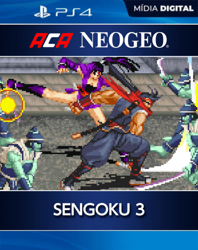 ACA NEOGEO SENGOKU 3 PS4 Mídia Digital