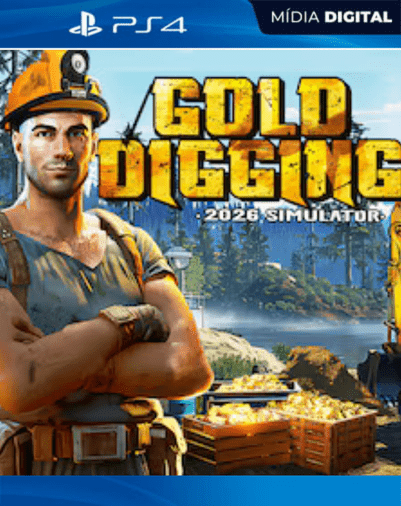Gold Digging 2026 Simulator Ps4 Mídia Digital