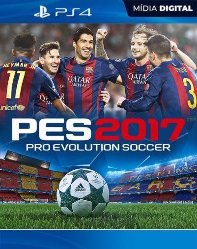 PES 2017 PS4 Mídia Digital