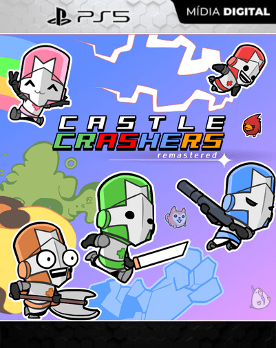 Castle Crashers Remastered PS5 Mídia Digital