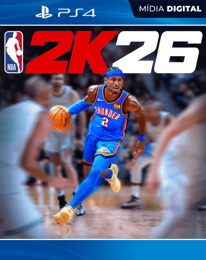 Jogo NBA 2K26 PS4 – Mídia digital
