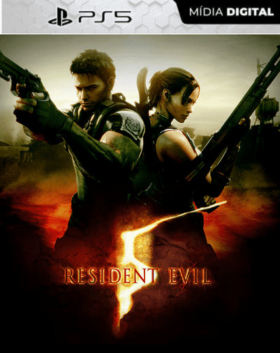 Resident Evil 5 Ps5 PSN Mídia Digital
