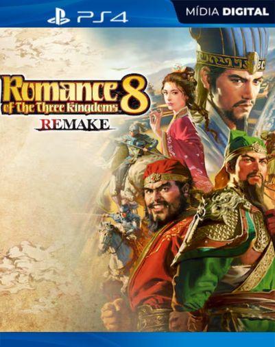 Romance of the Three Kingdoms 8 Remake PS4 Mídia Digital