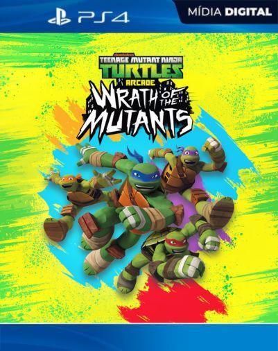 Teenage Mutant Ninja Turtles Arcade Wrath of the Mutants PS4 Mídia Digital
