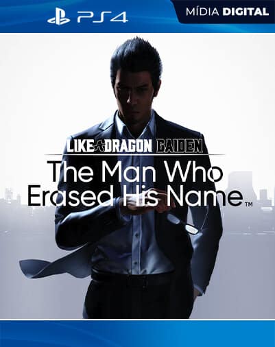 Like a Dragon Gaiden: The Man Who Erased His Name PS4 Mídia Digital