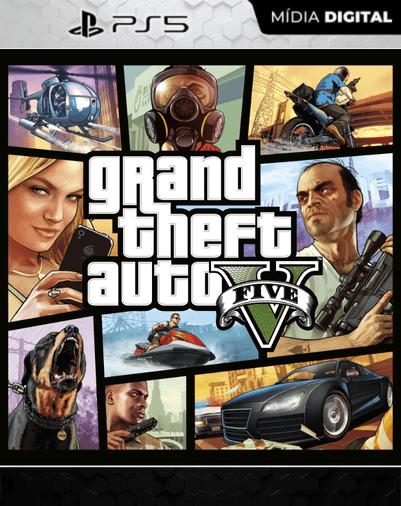 GTA V 5 PS5 Mídia Digital