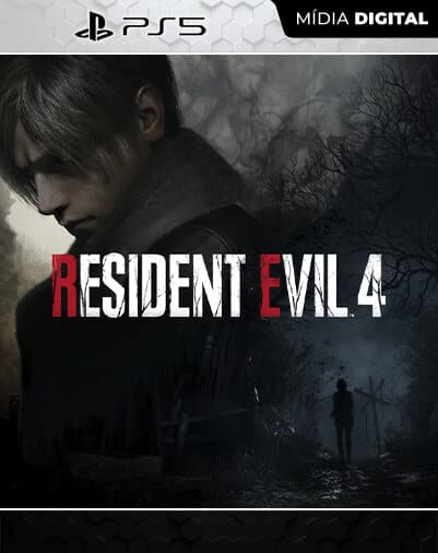 Resident Evil 4 Remake mídia digital ps5