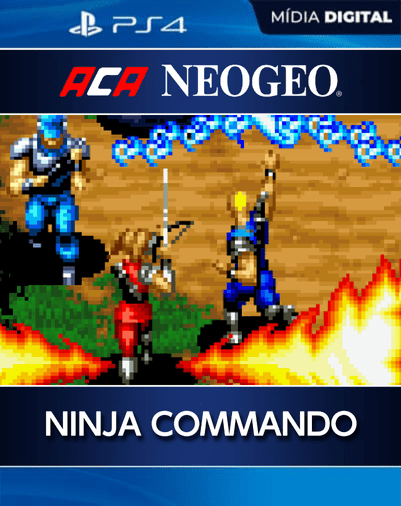 ACA NEOGEO NINJA COMMANDO PS4 Mídia Digital
