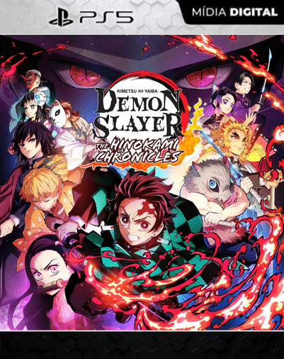 Demon Slayer Kimetsu no Yaiba The Hinokami Chronicles PS5 PSN Mídia Digital