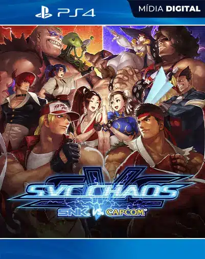 SNK VS. CAPCOM SVC CHAOS PS4 Mídia Digital