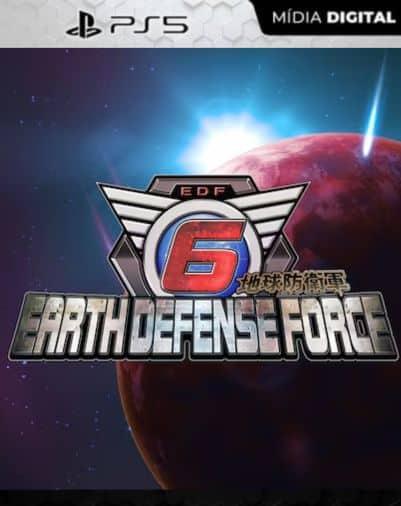 EARTH DEFENSE FORCE 6 PS5 Mídia Digital