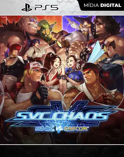 SNK VS. CAPCOM SVC CHAOS PS5 Mídia Digital