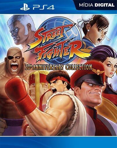 Street Fighter 30th Anniversary Collection PS4 Mídia Digital