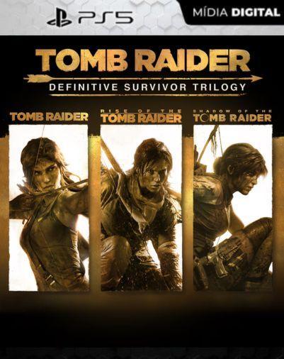 Tomb Raider: Definitive Survivor Trilogy PS5 Mídia Digital