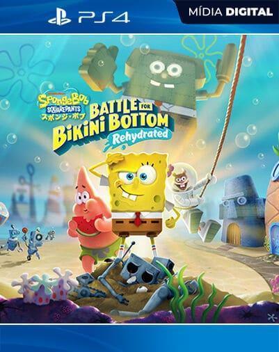Bob Esponja calça quadrada PS4 Mídia Digital