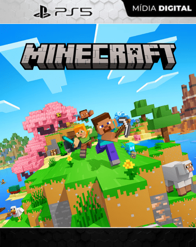 Minecraft PS5 Mídia Digital ( versão Ps4)
