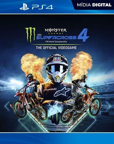 Monster Energy Supercross – The Official Videogame 4 PS4 Mídia Digital