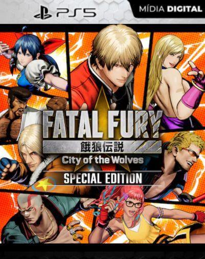 FATAL FURY: City of the Wolves – Edição Especial PS5 Mídia Digital