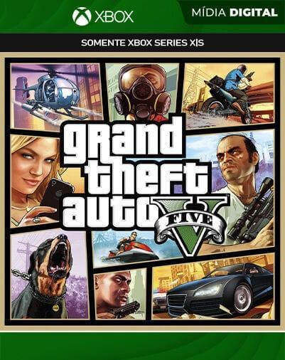 GTA 5 Grand Theft Auto V – Xbox Series XS – Mídia Digital