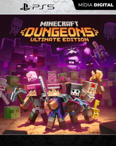 Minecraft Dungeons: Edição Ultimate PS5 Mídia Digital