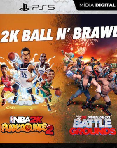 Pacote 2K Ball N’ Brawl PS5 Mídia Digital
