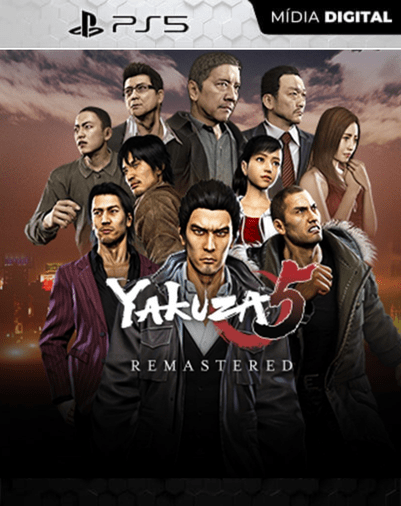 Yakuza 5 Remastered Ps5 Mídia Digital