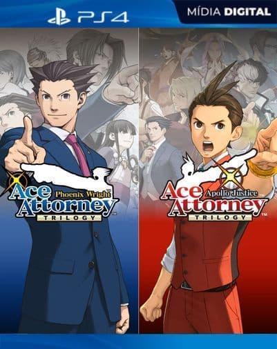 Apollo Justice: Ace Attorney Trilogy PS4 Mídia Digital