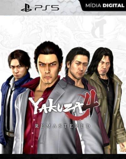 Yakuza 4 Remastered PS5 Mídia Digital