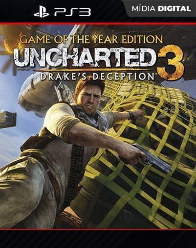 Uncharted 3: Drake’s Deception Game of The Year Edition Playstation 3 Mídia Digital