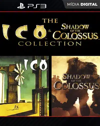ICO Shadow of the Colossus Playstation 3 Mídia Digital