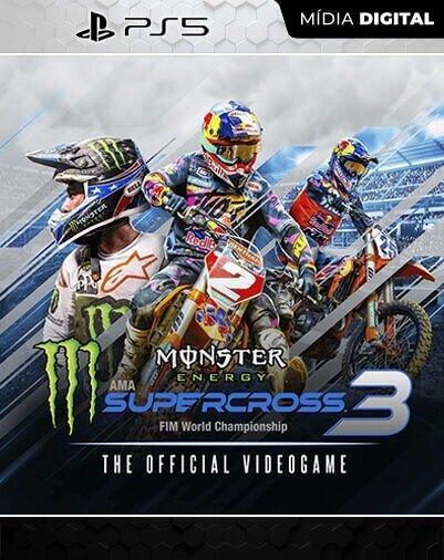 Monster Energy Supercross – The Official Videogame 3 PS5 Mídia Digital