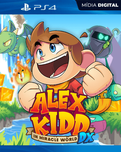 alex kidd in miracle world dx ps4 mídia digital