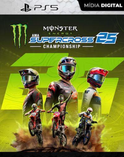 Monster Energy Supercross 25 – The Official Video Game PS5 Mídia Digital