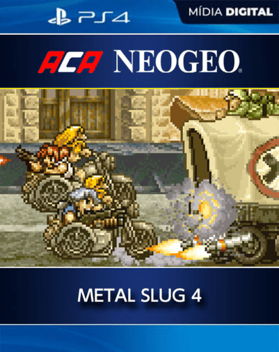 ACA NEOGEO METAL SLUG 4 PS4 Mídia Digital