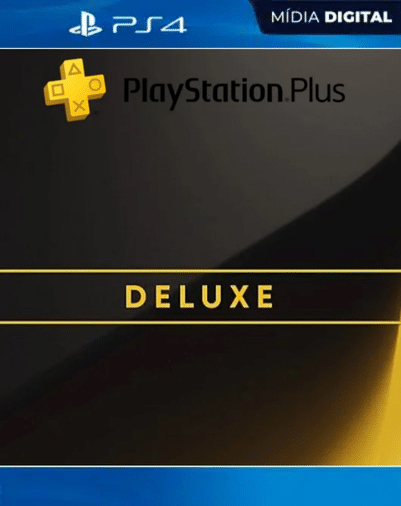 PlayStation Plus Deluxe 12 Meses PS4 - Mídia Digital
